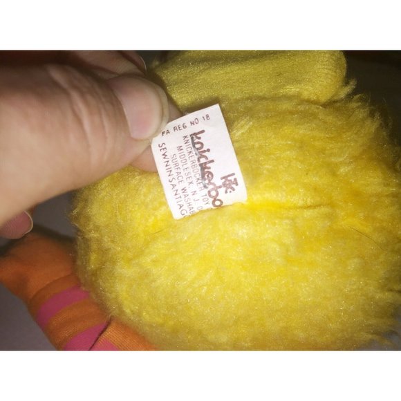 Vintage SESAME Street BIG BIRD Knickerbocker Plush Muppets 9" - Picture 8 of 9